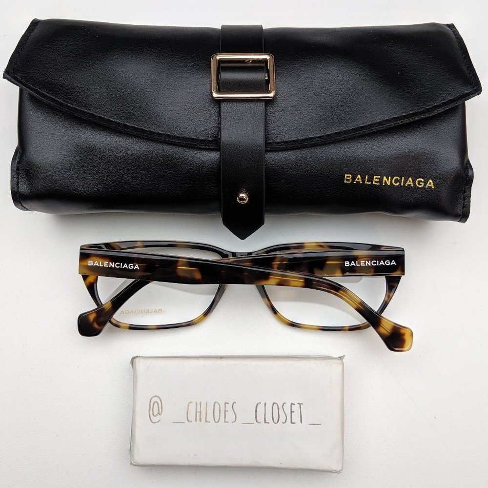 🕶️NEW! Balenciaga BA5073 055 Eyeglasses/ ITALY🕶️ - Picture 2 of 8